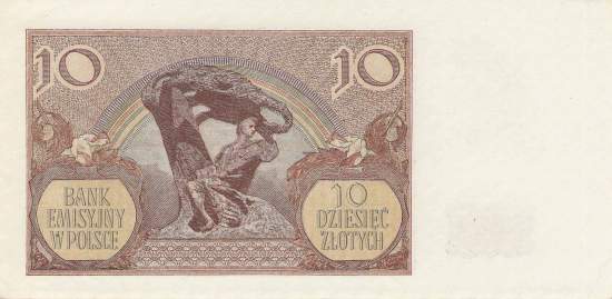 10 Zloty Polen p94 1940